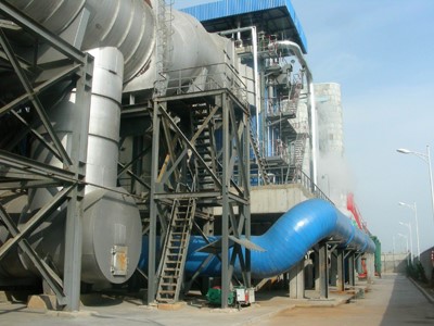 洛阳伊川电力碳素厂安装工程现场