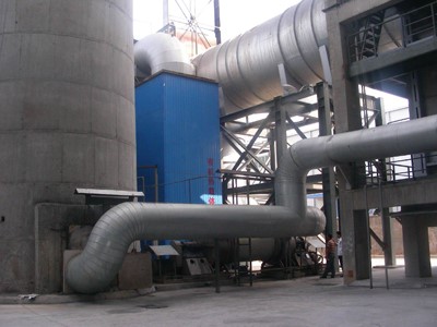 洛阳伊川电力碳素厂安装工程现场